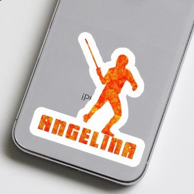 Sticker Angelina Fencer Notebook Image