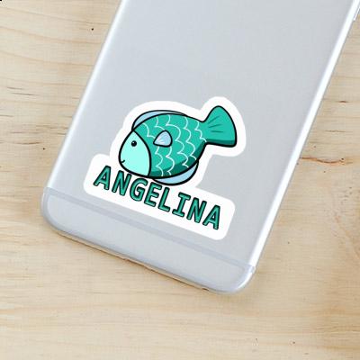 Sticker Angelina Fish Image