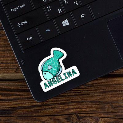 Sticker Angelina Fish Notebook Image