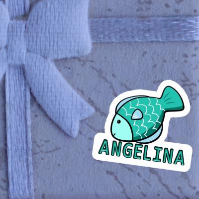 Sticker Angelina Fish Laptop Image