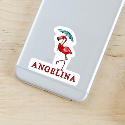 Sticker Flamingo Angelina Notebook Image