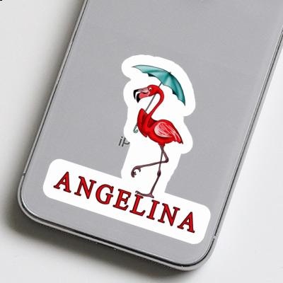 Angelina Sticker Flamingo Laptop Image