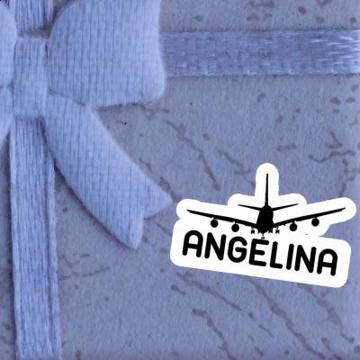 Aufkleber Angelina Flugzeug Gift package Image