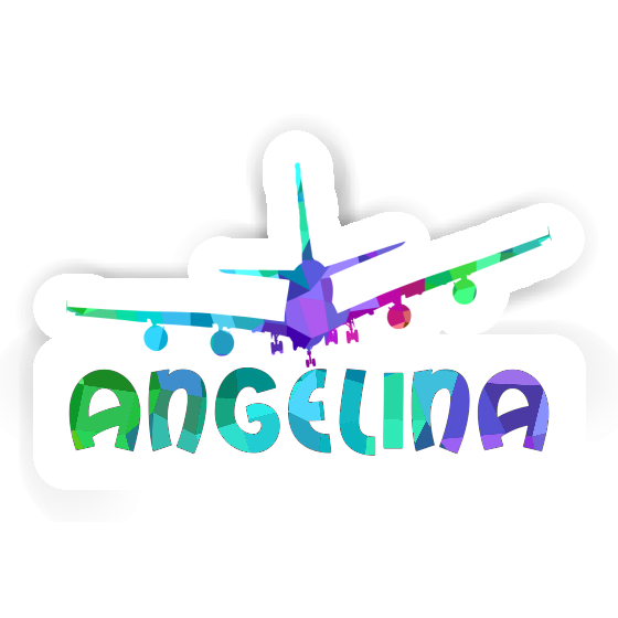 Angelina Sticker Airplane Image