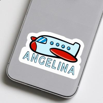 Sticker Airplane Angelina Gift package Image