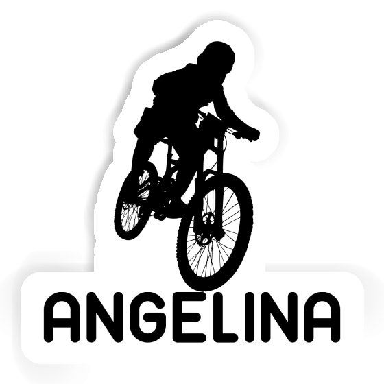 Sticker Angelina Freeride Biker Notebook Image