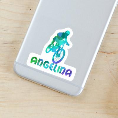 Freeride Biker Sticker Angelina Image