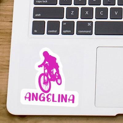 Angelina Sticker Freeride Biker Image