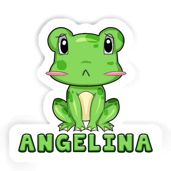 Sticker Frog Angelina Notebook Image