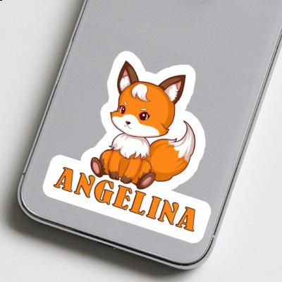 Aufkleber Fuchs Angelina Notebook Image