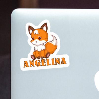 Sticker Sitting Fox Angelina Image