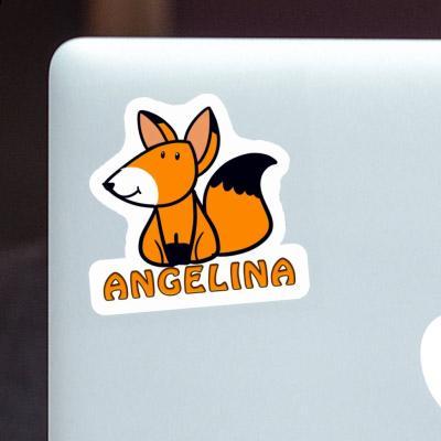 Renard Autocollant Angelina Laptop Image