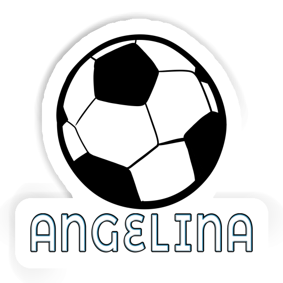 Sticker Soccer Angelina Laptop Image