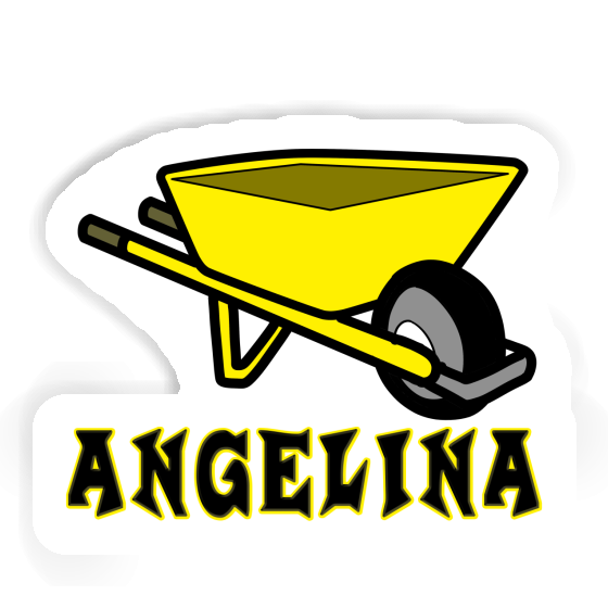 Aufkleber Schubkarre Angelina Image