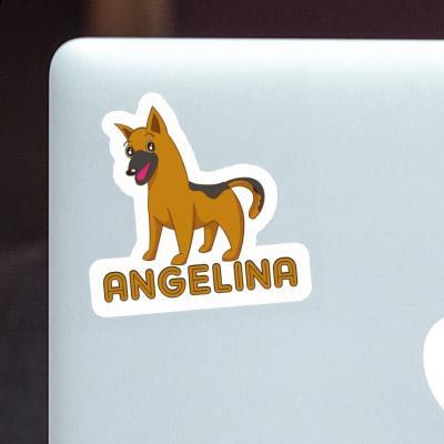 Sticker Sheperd Dog Angelina Notebook Image