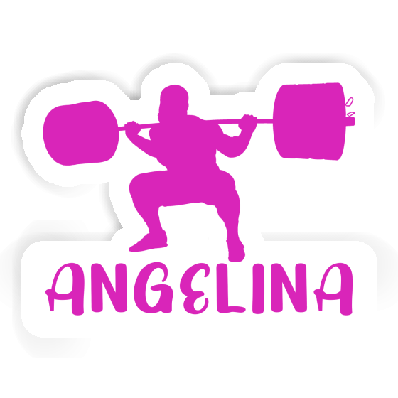 Sticker Angelina Weightlifter Gift package Image