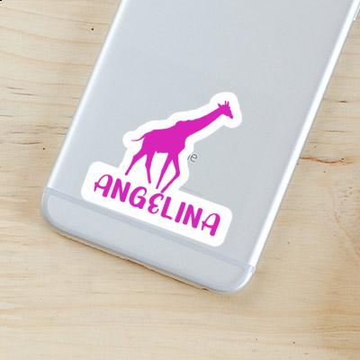 Sticker Giraffe Angelina Laptop Image