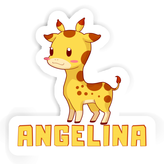 Giraffe Sticker Angelina Notebook Image