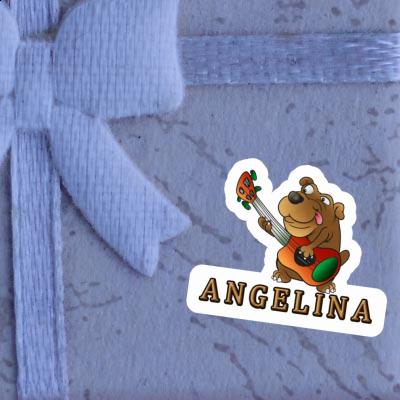 Angelina Sticker Guitar Dog Gift package Image