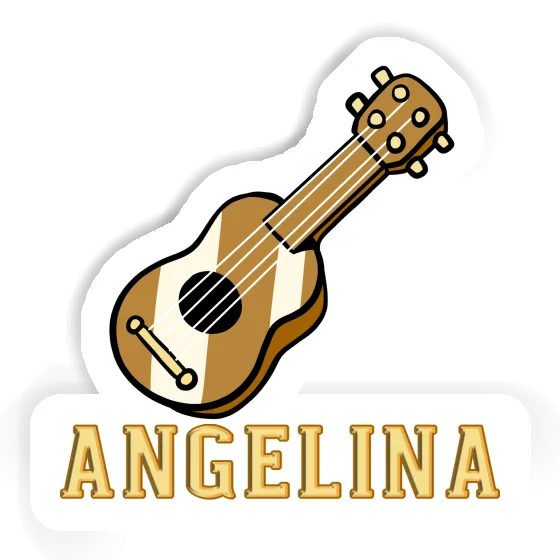 Sticker Guitar Angelina Laptop Image