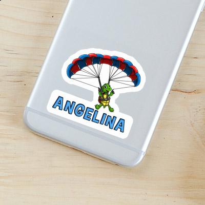 Sticker Gleitschirmpilot Angelina Image