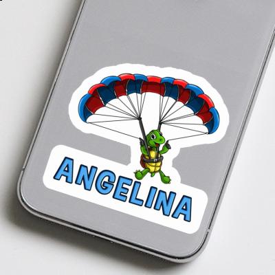 Sticker Gleitschirmpilot Angelina Laptop Image