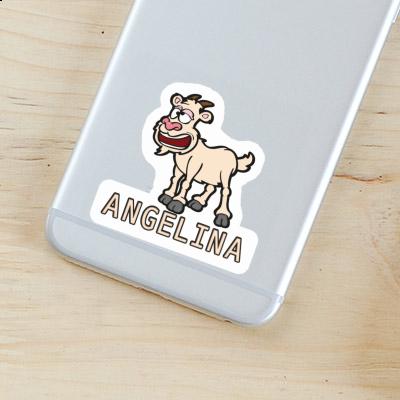 Goat Sticker Angelina Laptop Image