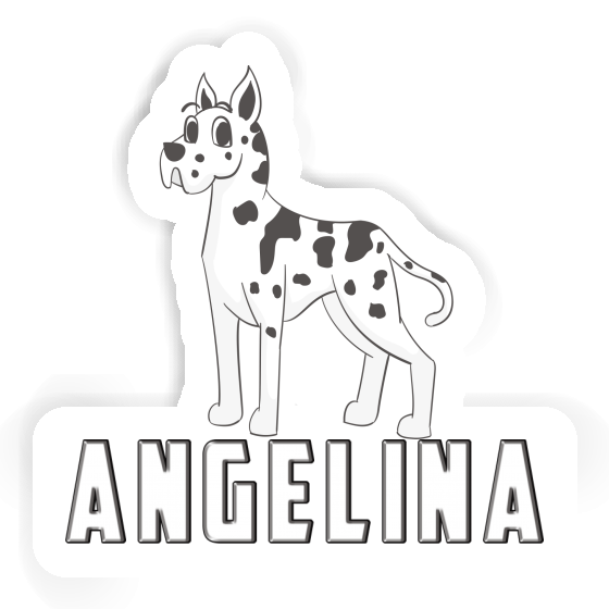 Angelina Sticker Great Dane Gift package Image