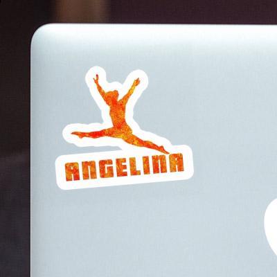 Gymnastin Sticker Angelina Laptop Image