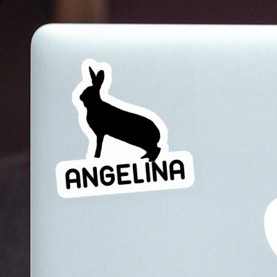 Angelina Autocollant Lapin Laptop Image