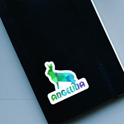 Rabbit Sticker Angelina Laptop Image