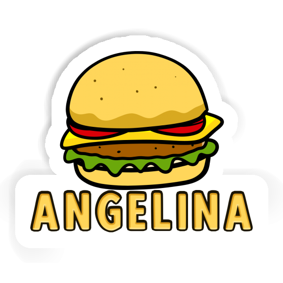 Hamburger Sticker Angelina Notebook Image