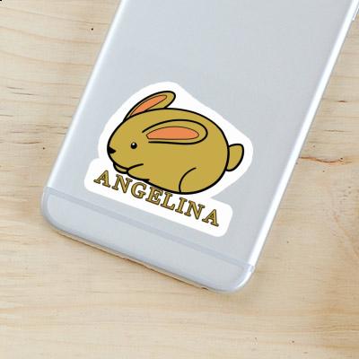 Rabbit Sticker Angelina Laptop Image