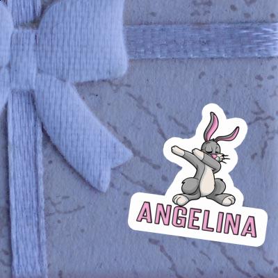 Sticker Dabbing Rabbit Angelina Notebook Image