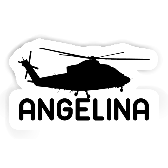 Sticker Angelina Helikopter Notebook Image