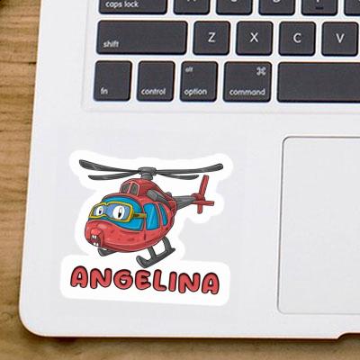 Helicopter Sticker Angelina Image