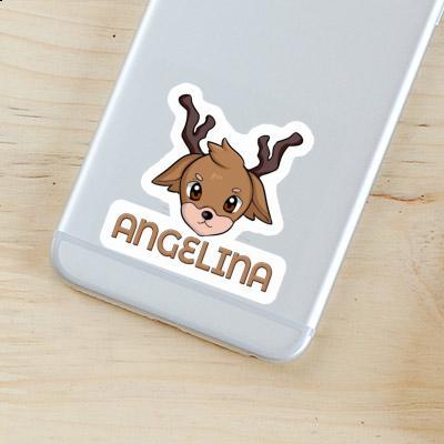 Angelina Sticker Deer Laptop Image