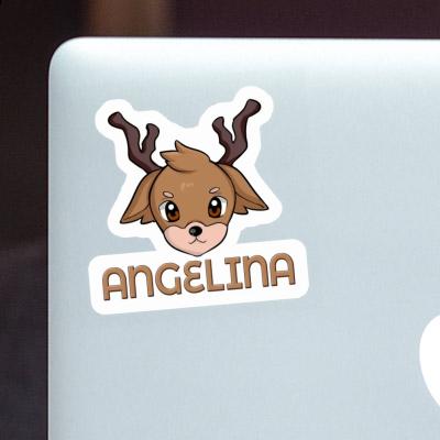 Angelina Sticker Deer Laptop Image