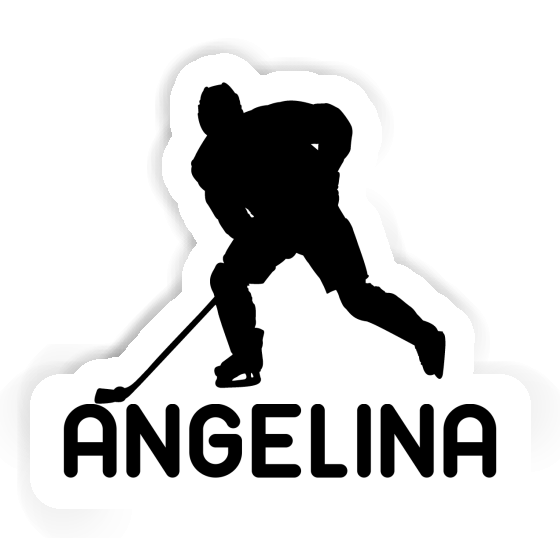 Eishockeyspieler Aufkleber Angelina Image