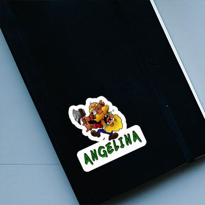 Angelina Sticker Forester Laptop Image