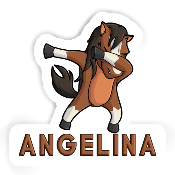 Cheval Autocollant Angelina Image