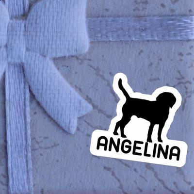 Chien Autocollant Angelina Image