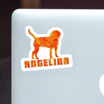 Aufkleber Angelina Hund Laptop Image