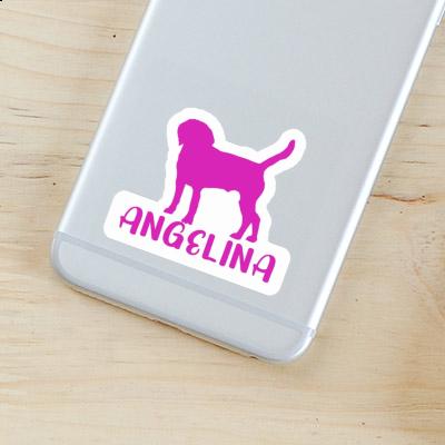 Hund Sticker Angelina Notebook Image