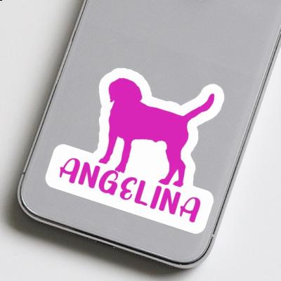 Hund Sticker Angelina Image