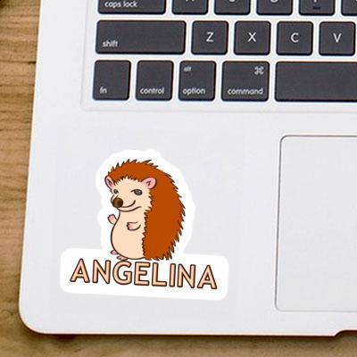 Igel Aufkleber Angelina Laptop Image