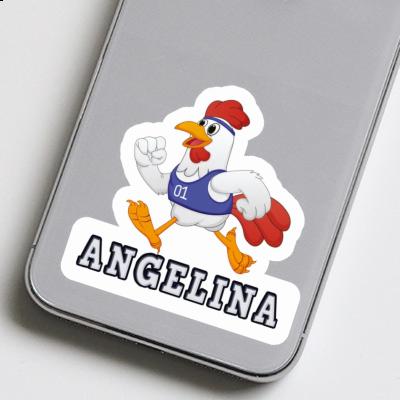 Runner Sticker Angelina Laptop Image