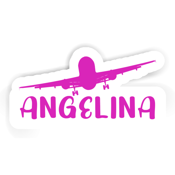 Sticker Angelina Flugzeug Gift package Image