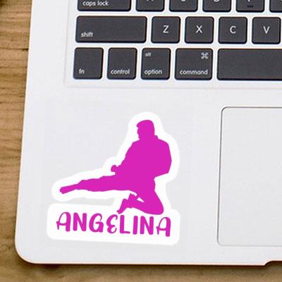 Karateka Sticker Angelina Notebook Image