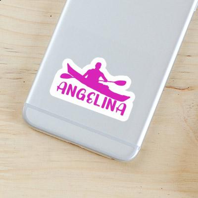 Sticker Angelina Kayaker Notebook Image